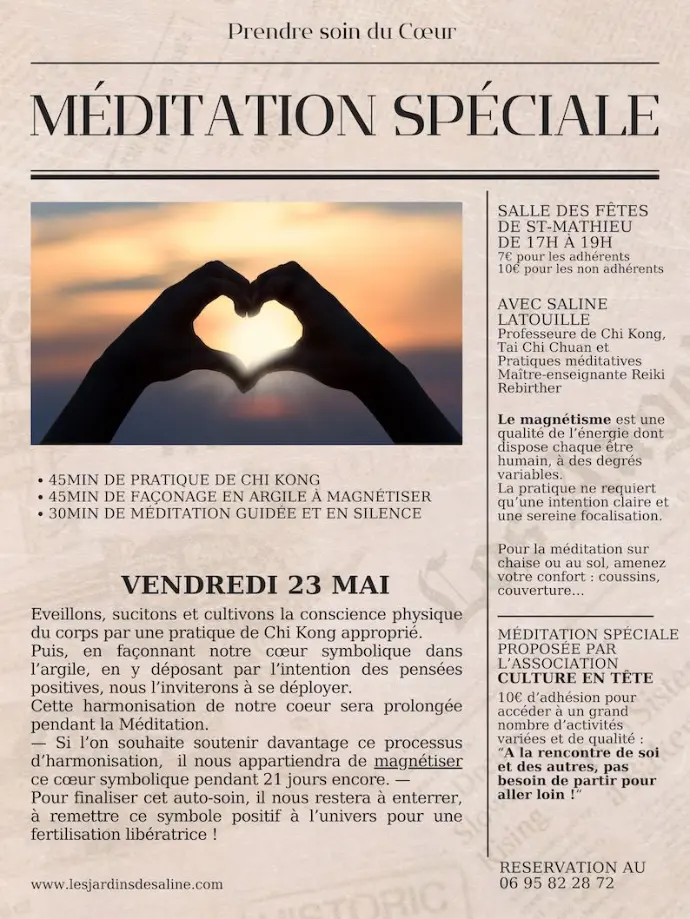 Méditation spéciale "Soin du Coeur"