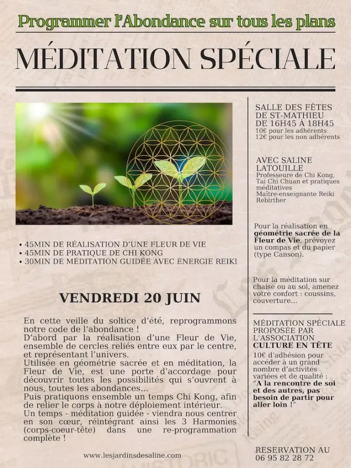 Méditation spéciale "L'Abondance sur tous les plans"